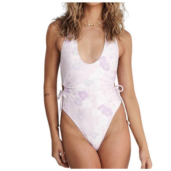 NEW CHARLIE HOLIDAY suzy one piece bathing suit in lavender - Picture 1 of 2